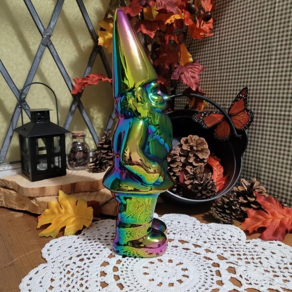 Vintage Garden Gnome Figurine - Picture 5 of 8